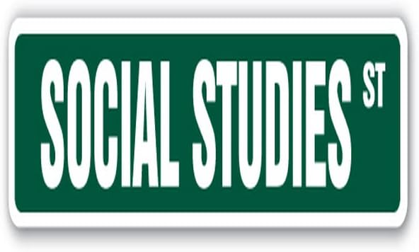 לימודי חברה סימן רחוב קורס קורס קורס בית ספר אזרחיות | מקורה/חיצוני | שלט פלסטיק רחב 24